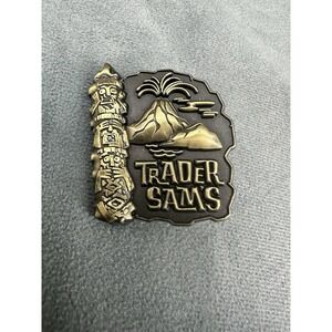 Disney Trader Sams Pin Volcano Tiki Totem Bronze WDW Polynesian LOOSE